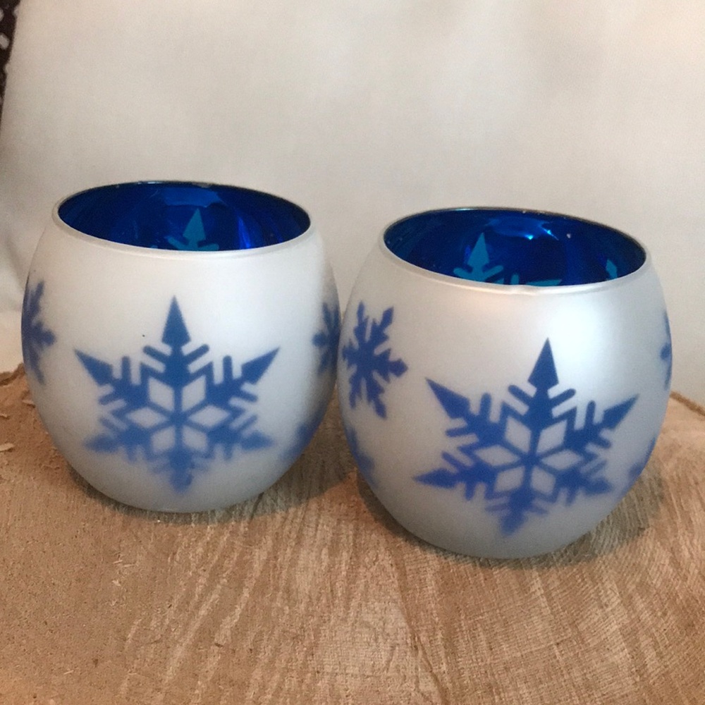 2x party lite candle holders